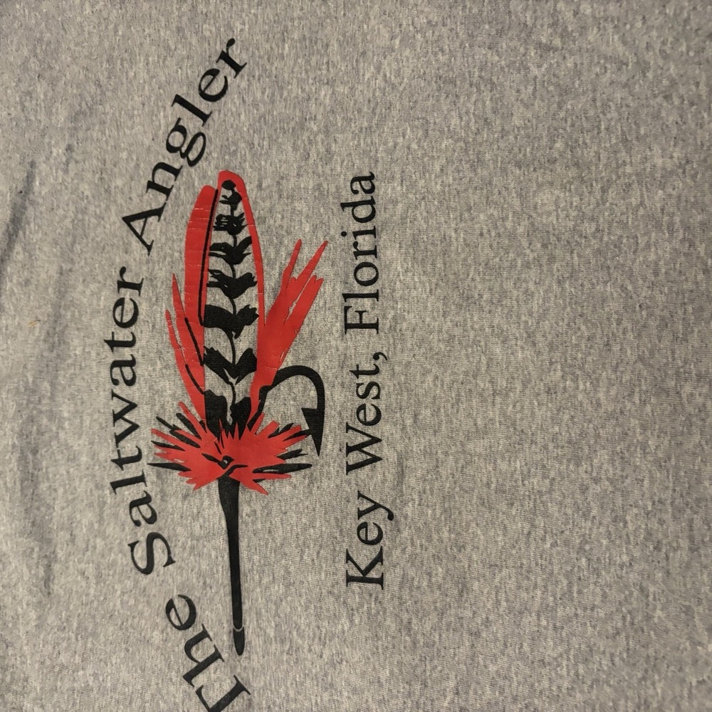Big Men's Saltwater Angler Key West‎ Florida Size 3XL Short Sleeve T Shirt - Picture 4 of 4